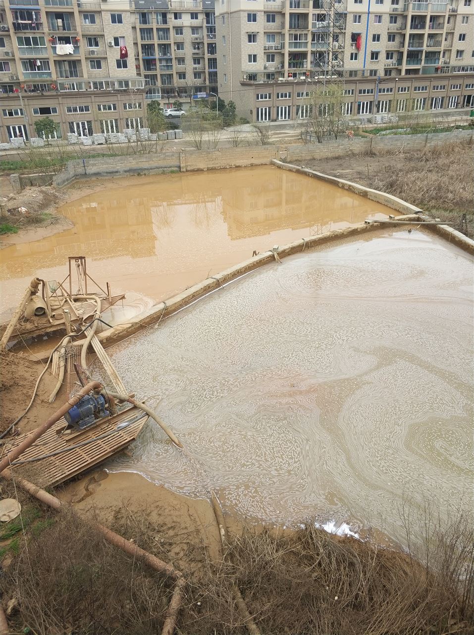 胶州沉淀池淤泥清理-厂区废水池淤泥清淤