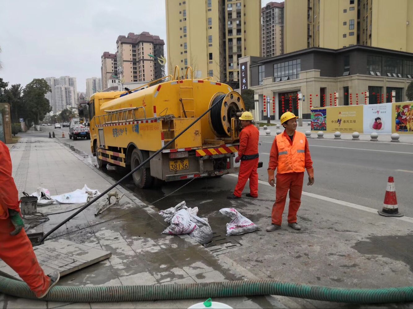 胶州排污管道清淤-管道清洗